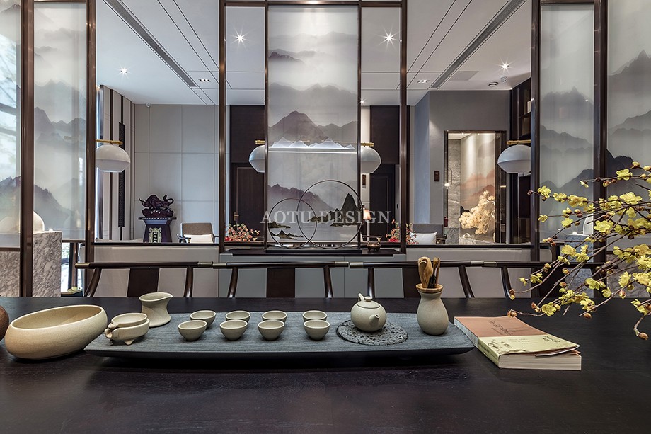 大橋龍府售樓部茶室洽談區(qū)設(shè)計(jì)案例 大橋龍府售樓部茶室洽談區(qū)設(shè)計(jì)案例