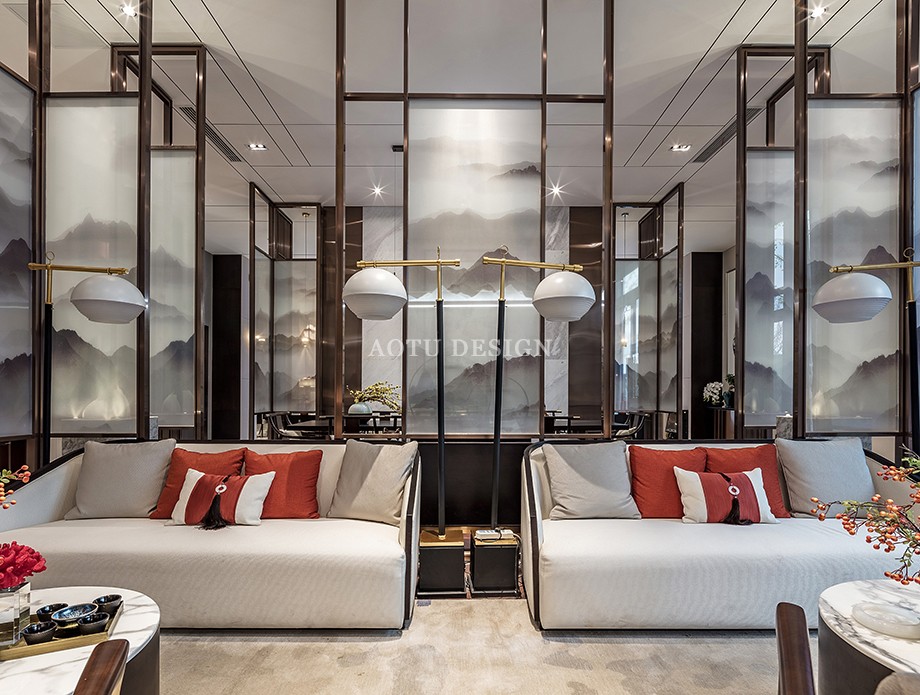 大橋龍府售樓部洽談區(qū)設(shè)計(jì)案例 大橋龍府售樓部洽談區(qū)設(shè)計(jì)案例