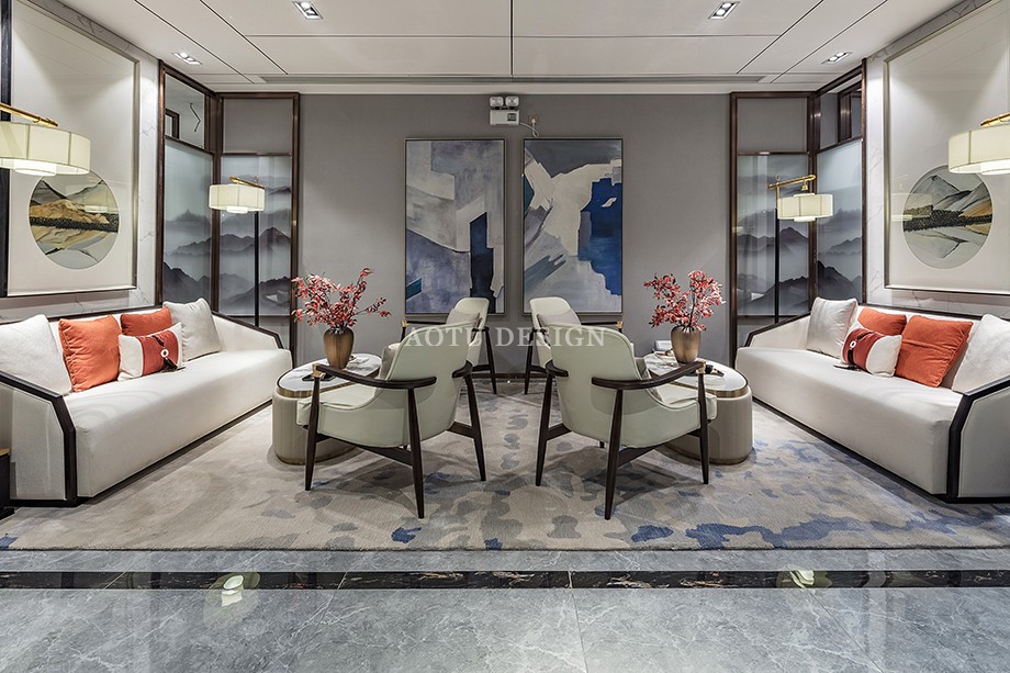 大橋龍府售樓部VIP洽談區(qū)設(shè)計(jì)案例 大橋龍府售樓部VIP洽談區(qū)設(shè)計(jì)案例