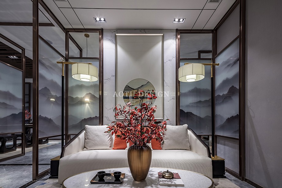 大橋龍府售樓部VIP洽談區(qū)設(shè)計(jì)案例 大橋龍府售樓部VIP洽談區(qū)設(shè)計(jì)案例