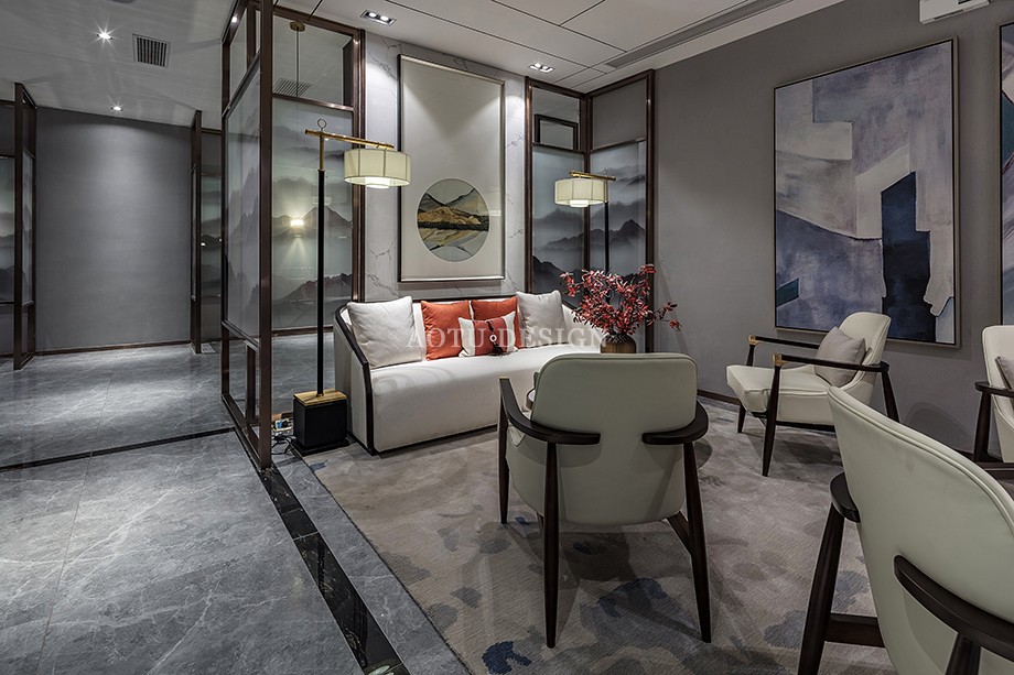 大橋龍府售樓部VIP洽談區(qū)設(shè)計(jì)案例 大橋龍府售樓部VIP洽談區(qū)設(shè)計(jì)案例