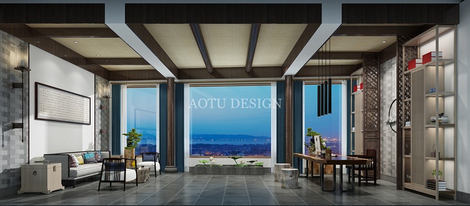 云南騰沖中式民宿設(shè)計(jì)效果圖 云南騰沖中式民宿設(shè)計(jì)效果圖