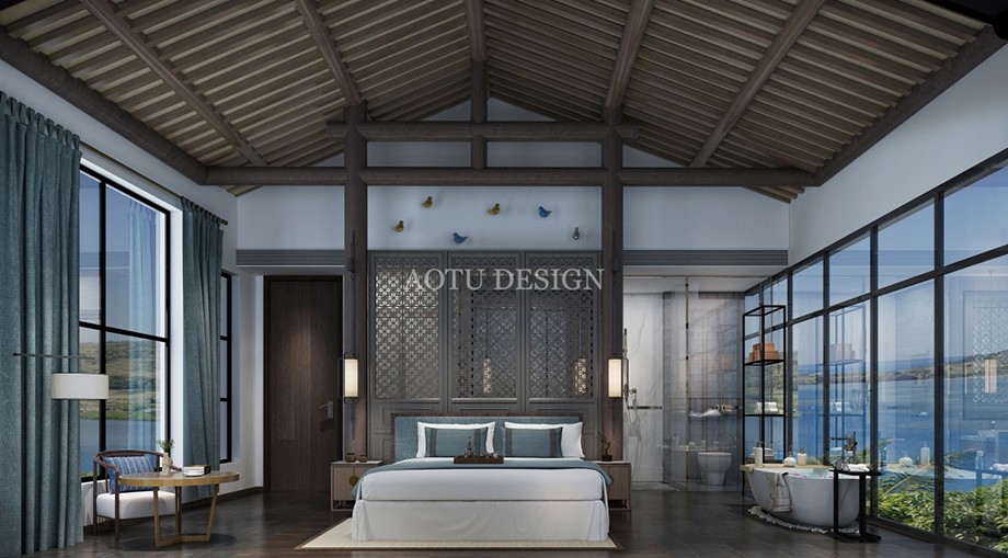 云南民宿大床房設(shè)計(jì)效果圖 云南民宿大床房設(shè)計(jì)效果圖