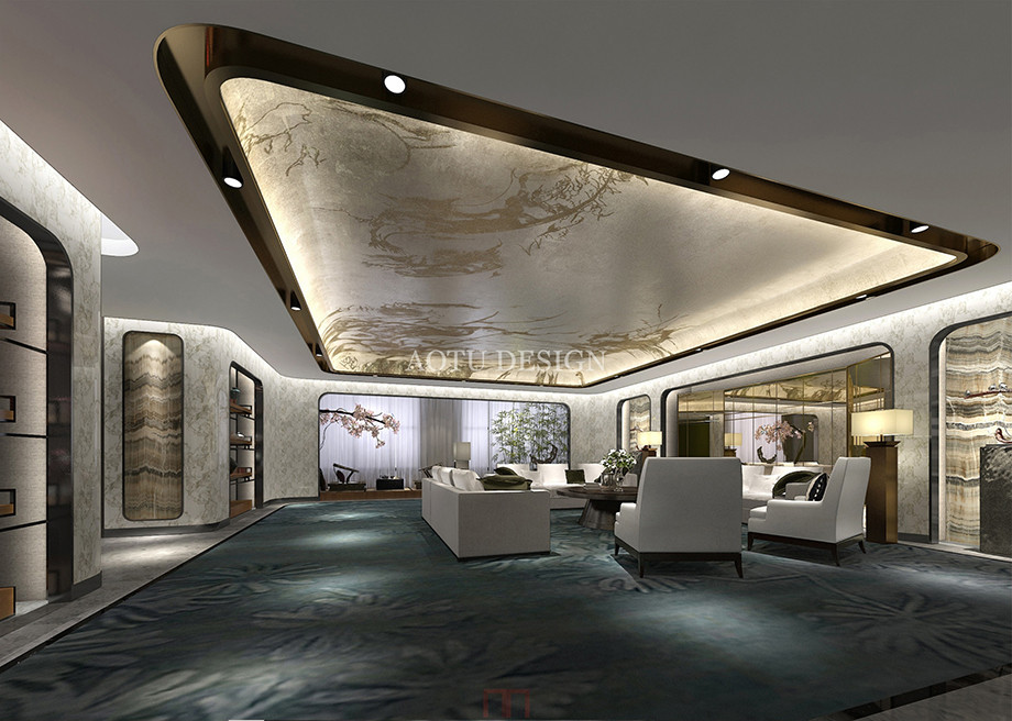 簡歐式企業(yè)會所設計方案-凹凸辦公設計公司 簡歐式企業(yè)會所設計方案-凹凸辦公設計公司