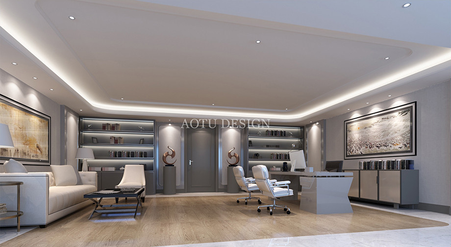 簡歐式經(jīng)理辦公室設計方案-凹凸辦公設計公司 簡歐式經(jīng)理辦公室設計方案-凹凸辦公設計公司