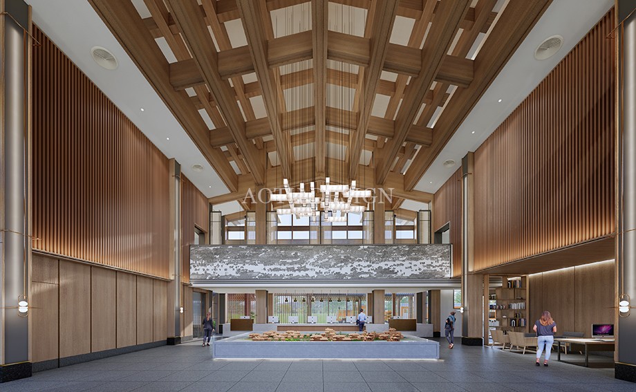 接待大廳設(shè)計(jì)-沙盤展示區(qū)設(shè)計(jì)-開封佘店旅游區(qū)接待中心設(shè)計(jì)效果圖-凹凸設(shè)計(jì) 接待大廳設(shè)計(jì)-沙盤展示區(qū)設(shè)計(jì)-開封佘店旅游區(qū)接待中心設(shè)計(jì)效果圖-凹凸設(shè)計(jì)