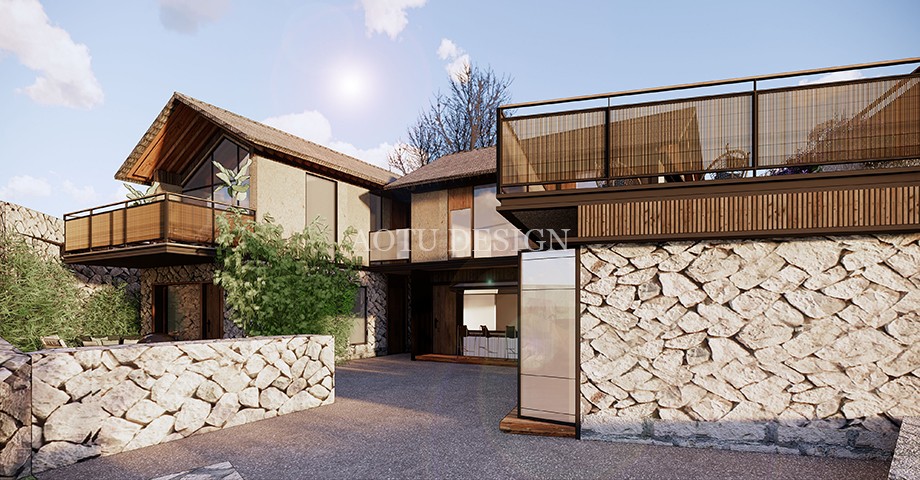 新鄉(xiāng)山的禮物民宿設(shè)計案例效果圖