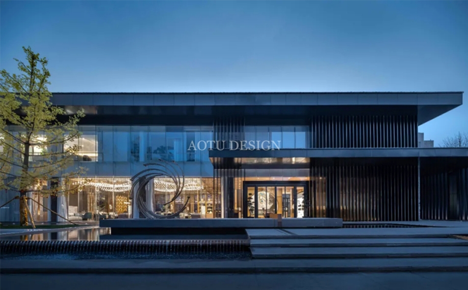 鄭州中原印象售樓部外觀設(shè)計實景圖 鄭州中原印象售樓部外觀設(shè)計實景圖