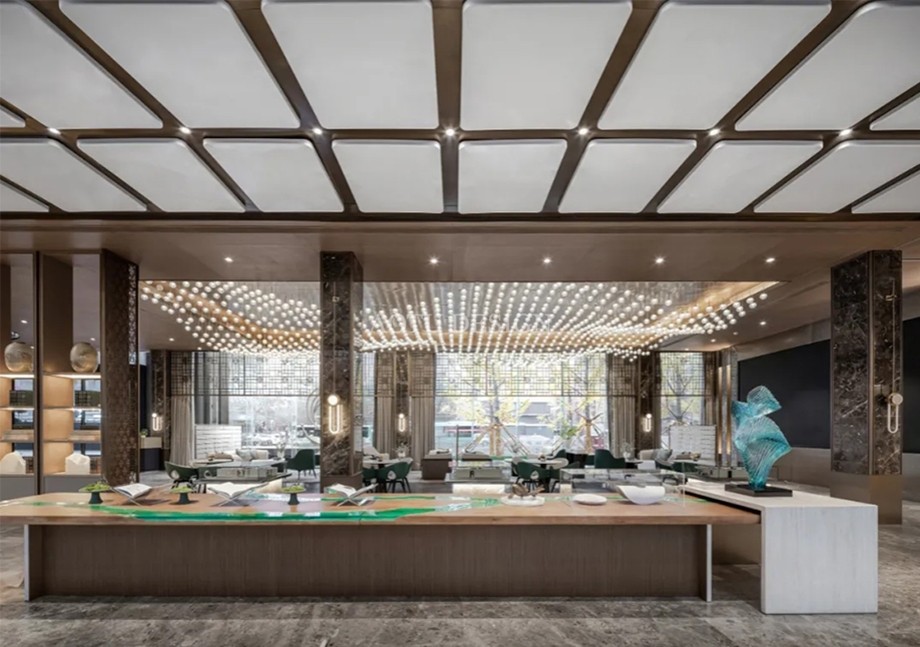 鄭州中原印象售樓部裝修設(shè)計實景圖 鄭州中原印象售樓部裝修設(shè)計實景圖