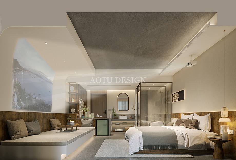洛陽民宿設(shè)計公司-觀瀾山水民宿客房設(shè)計方案效果圖 洛陽民宿設(shè)計公司-觀瀾山水民宿客房設(shè)計方案效果圖